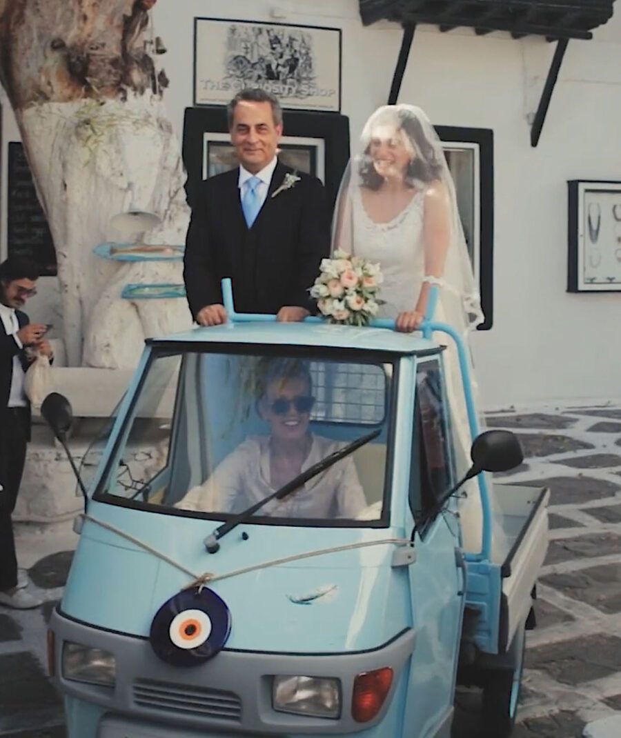 Wedding videographer in Mykonos